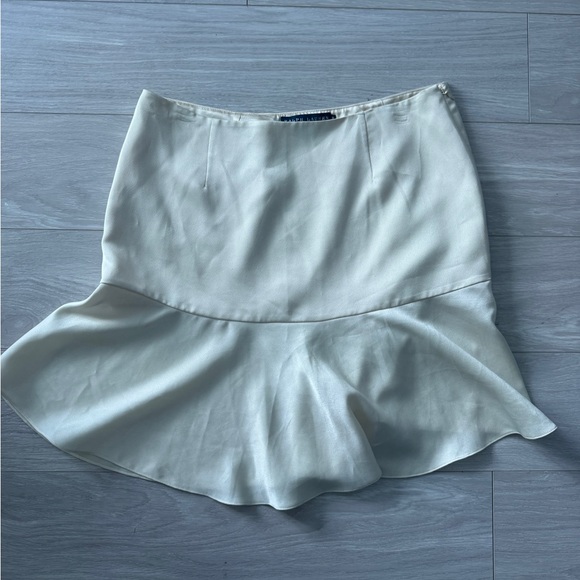 Ralph Lauren Dresses & Skirts - Ralph Lauren Elegant Cream Flared Skirt